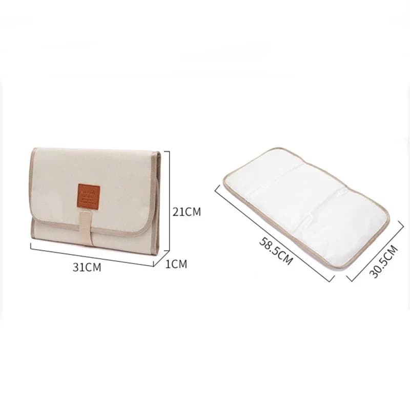Tapis à langer imperméable à l'eau, tapis de jeu pour bébé, Portable, pliable, lavable, Compact, voy