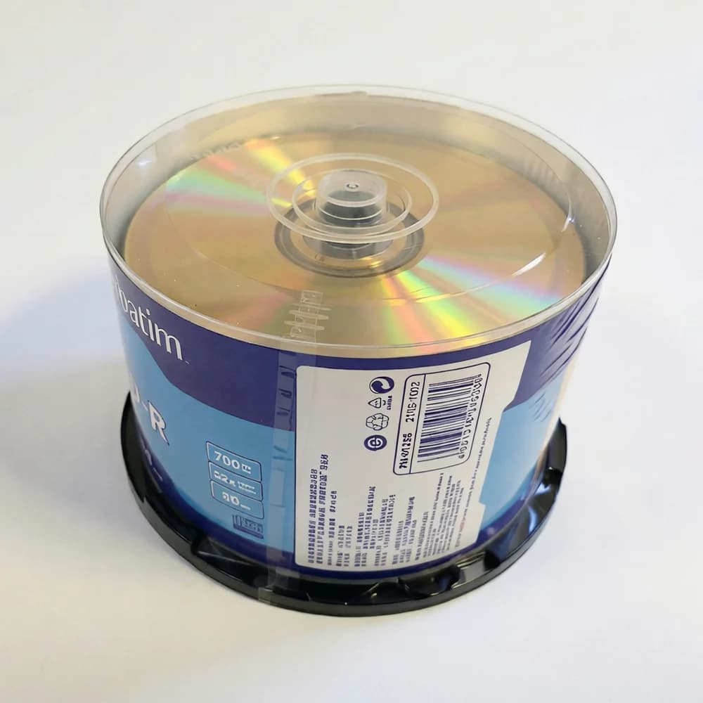 Verbatim CD-R disque série or disque CD argent vierge disques CDR 80min 700 mo 52X 50 paquets