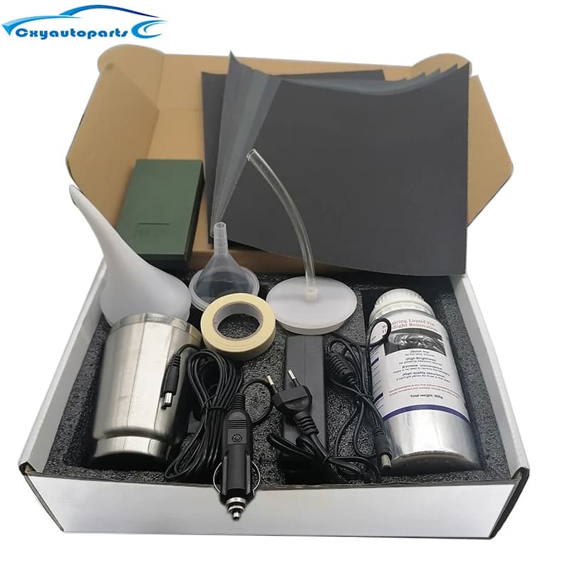 Kit de polissage de phares de voiture 800ML, liquide de restauration de phares, rénovation de phares