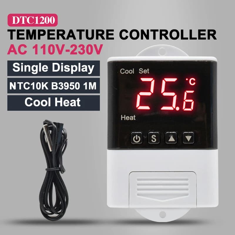 Thermostat Wifi intelligent Humdistat AC 110V 220V, contrôleur numérique de température et d'humidit