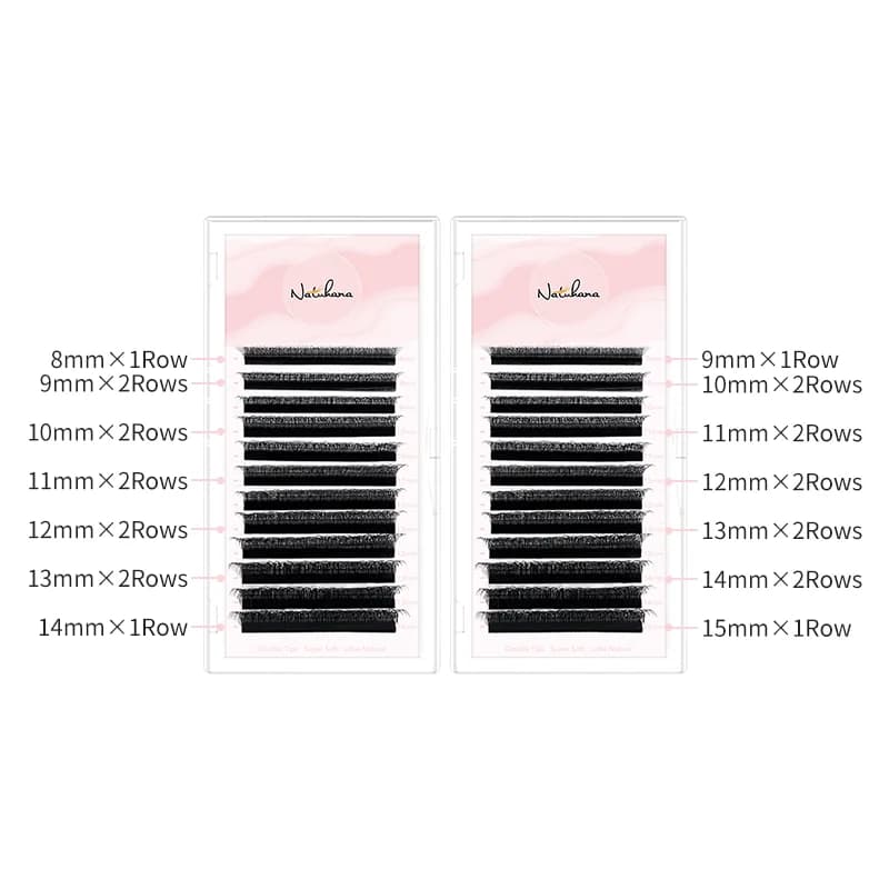NATUHANA nouvelle Extension de cils en forme de 3DW 3D Volume préfabriqué cils en éventail W Style c