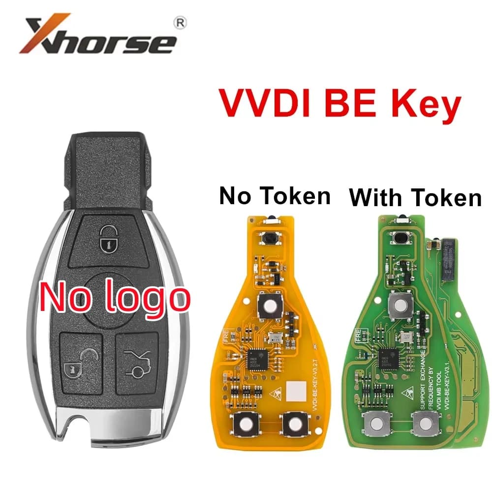 Xhorse – clé VVDI BE Pro pour Mercedes Benz V3.2, puce de clé à distance PCB, Version améliorée, int
