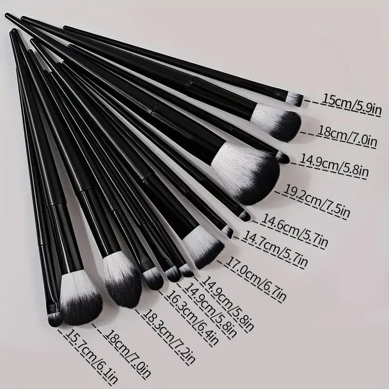 Ensemble de pinceaux de maquillage professionnels, 13 pièces, détails doux, Blush, surligneur, fond 