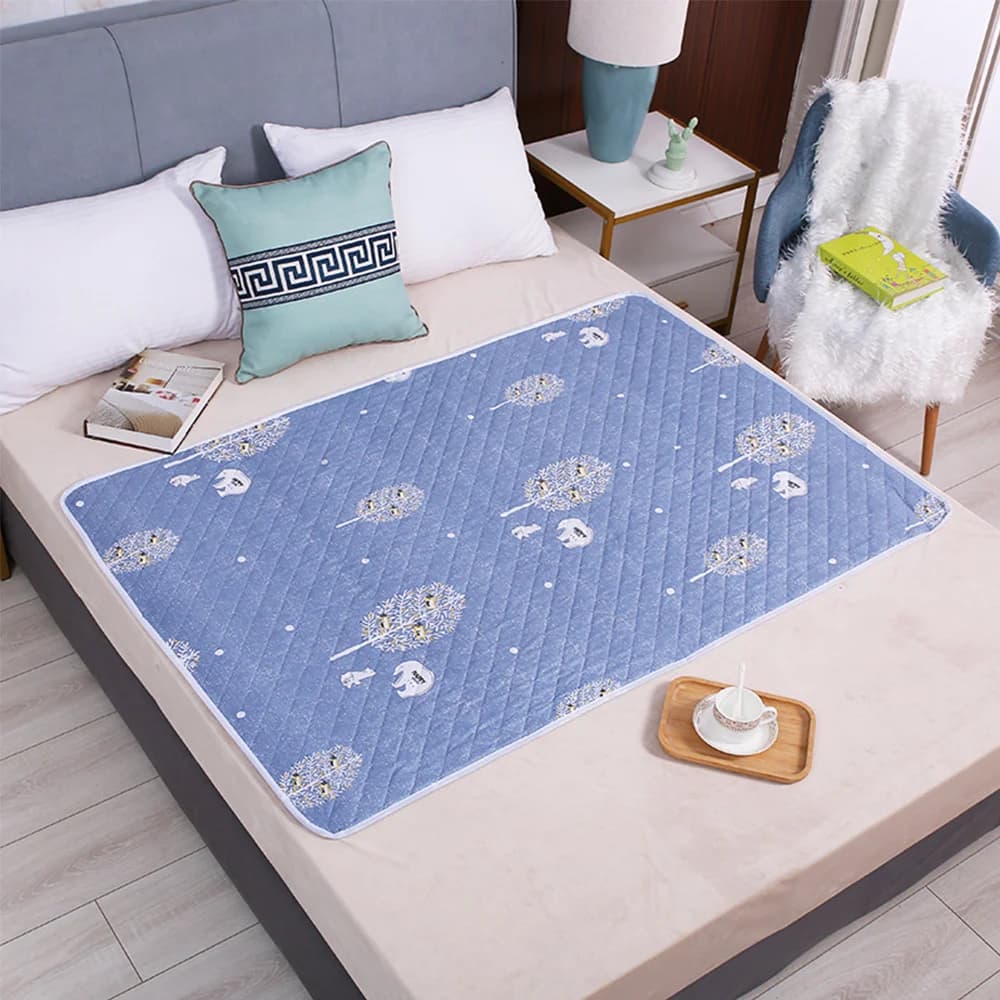 Matelas imperméable et lavable en polymère d'urine pour bébé et enfant en bas âge, protège-lit en de