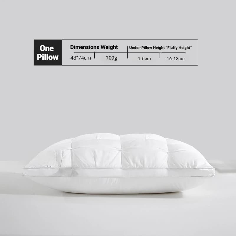 Oreillers confortables pour dormir, oreiller d'hôtel 5 étoiles, tridimensionnel, doux, délavé bilaté