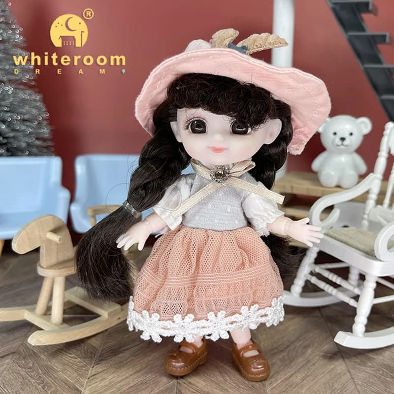 Ob11 Mini poupées pour filles 1/12 OB11 accessoires corps articulé Bjd poupée vêtements jouets pour 