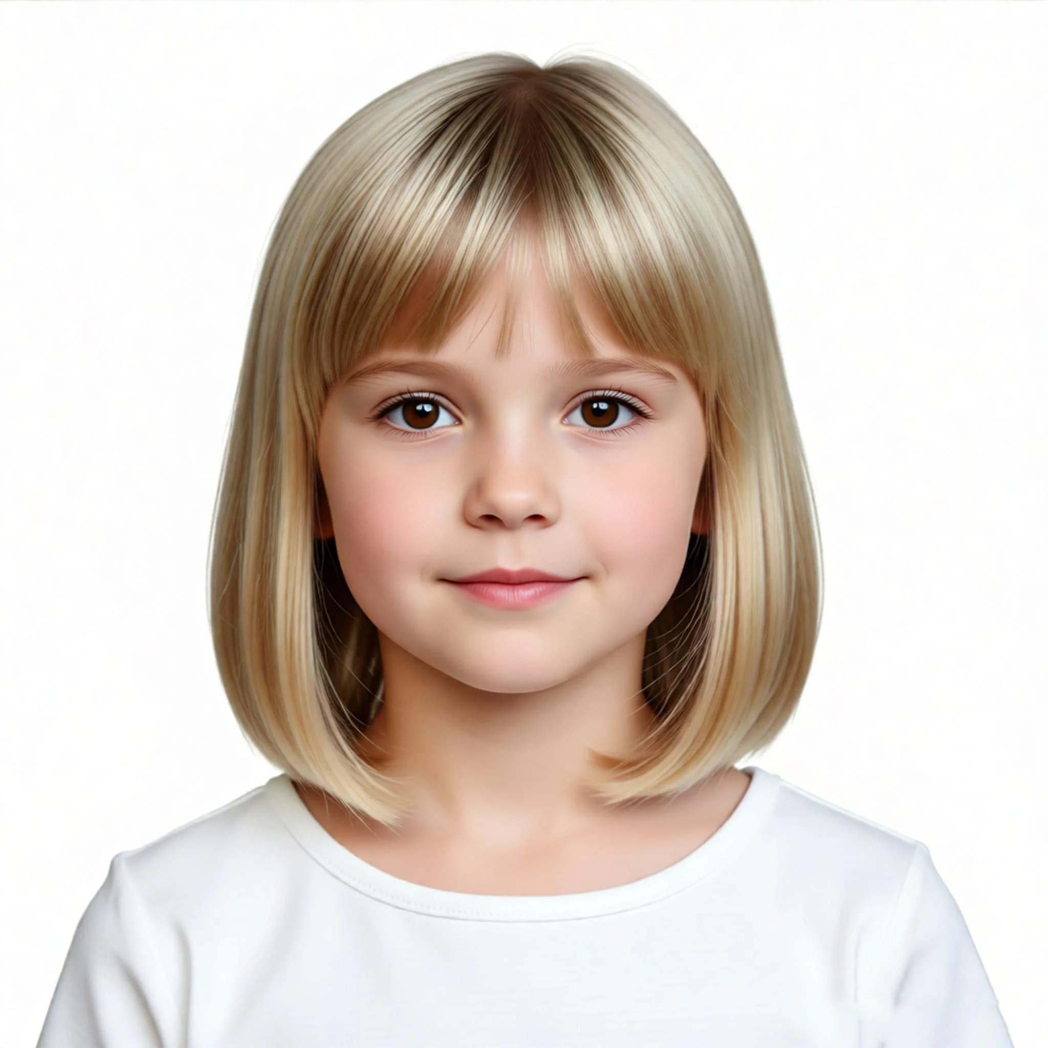 Perruque beige pour petite fille, coiffe dorée pour enfants, élastique, coiffure blonde pour enfants
