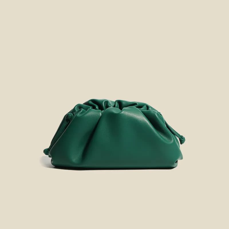 Dames célèbre marque de luxe concepteur en cuir de vachette Y2k nuage petit sac à main couleur doux 