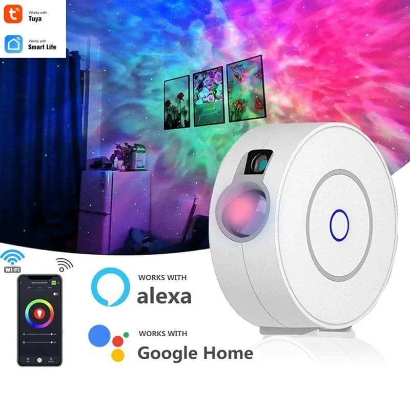 Tuya WiFi projecteur de ciel étoilé intelligent haute définition système de contrôle vocal intellige