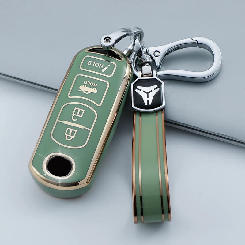 Couverture de clé de voiture en TPU pour MAZDA, 2/3/4 boutons, coque de porte-clés, support pour MAZ