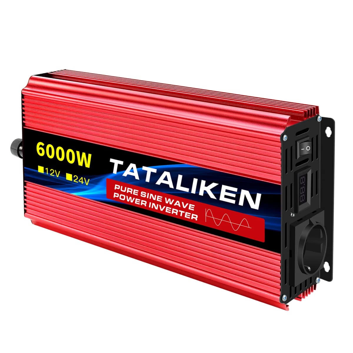 Onduleur à onde sinusoïdale pure 12V à 220V, 50HZ, 2500W, 3500W, 4500W, 5000W, 6000W, convertisseur 