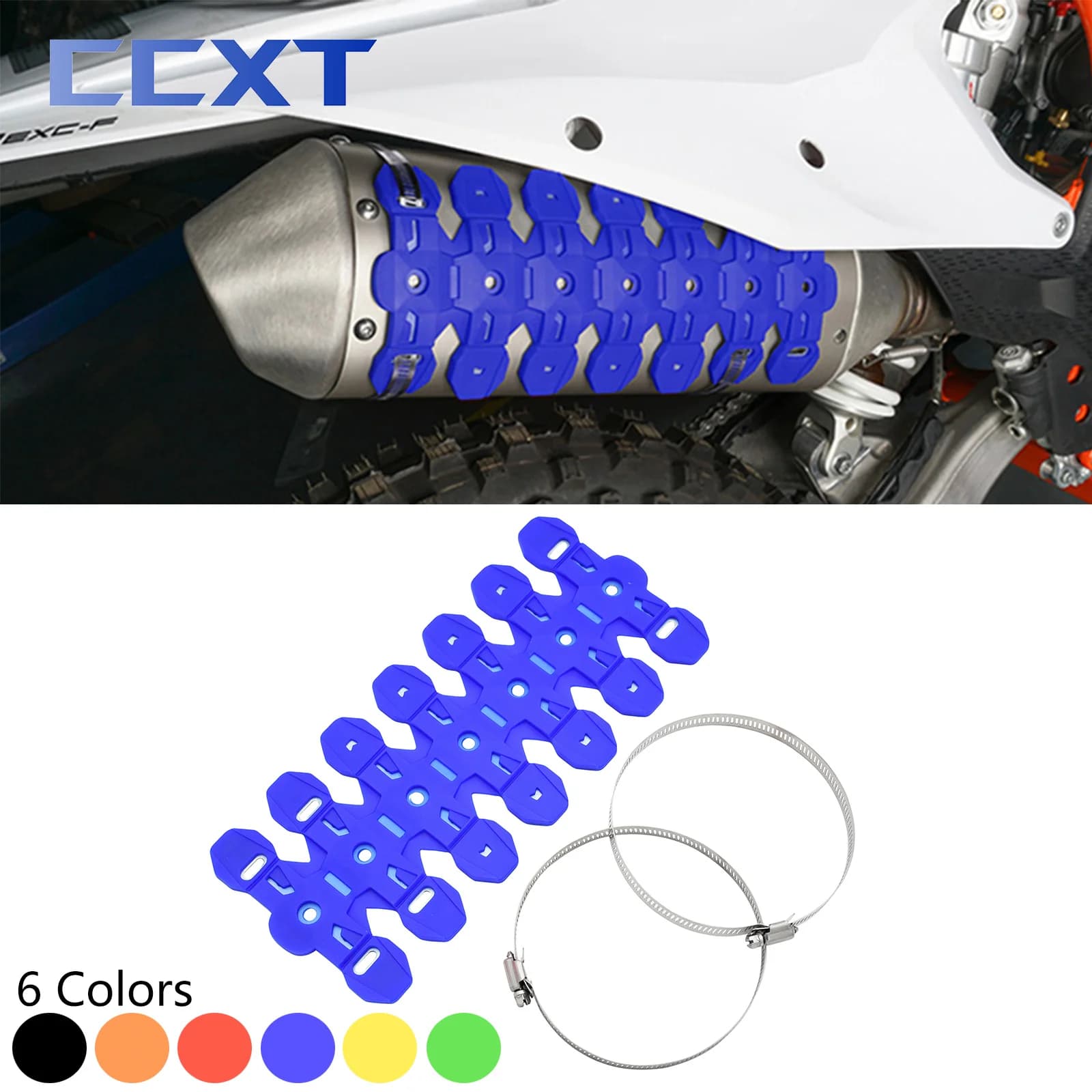 Protecteur de Bouclier de Tuyau de Silencieux pour Moto, Accessoire pour Sherco SE 300 SE 250 2014-2