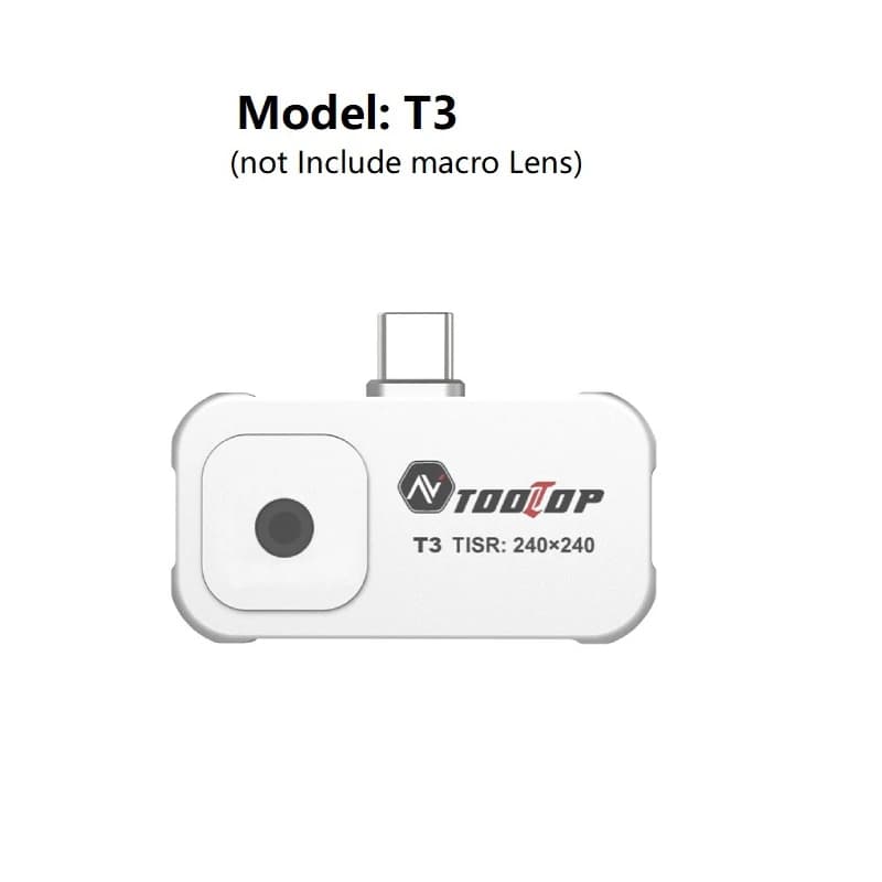 TOOLTOP T3 caméra d'imagerie thermique Mobile type-c 25Hz enregistrement Photo vidéo Smartphone imag