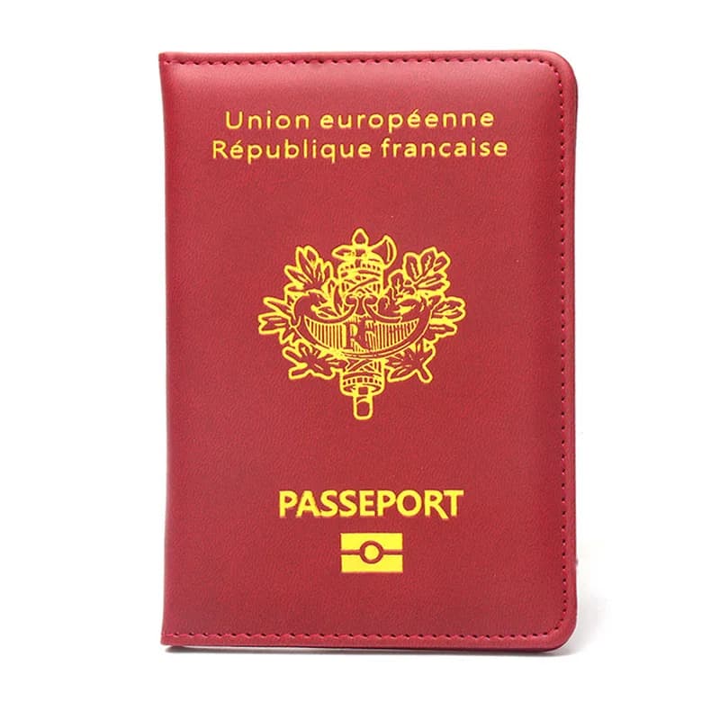 Couverture de passeport français, essentiels de voyage, couverture de passeport français, livre de v
