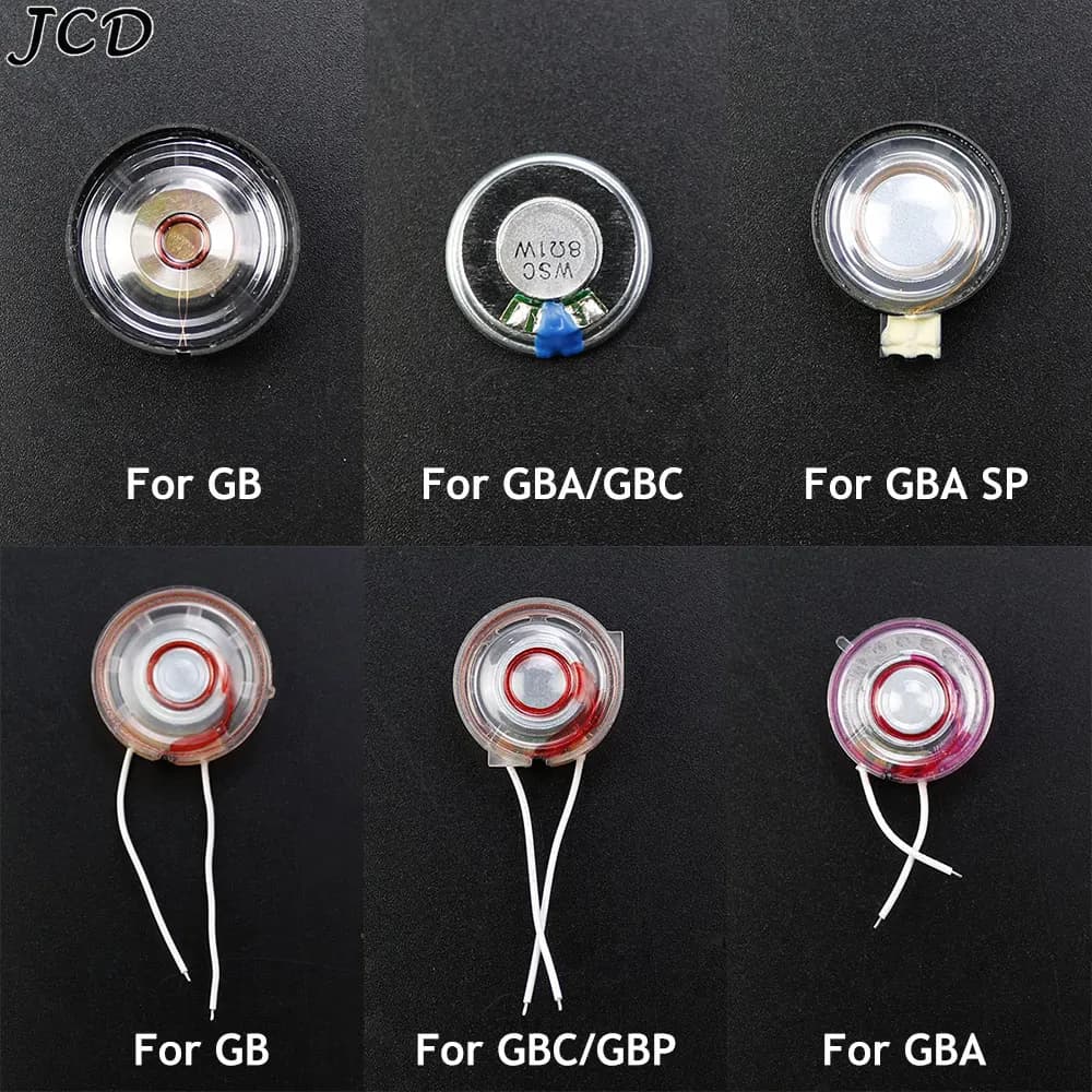 JCD pour GB/GBC/GBA/GBP/GBASP remplacement de haut-parleur pour Gameboy Color Advance haut-parleur a