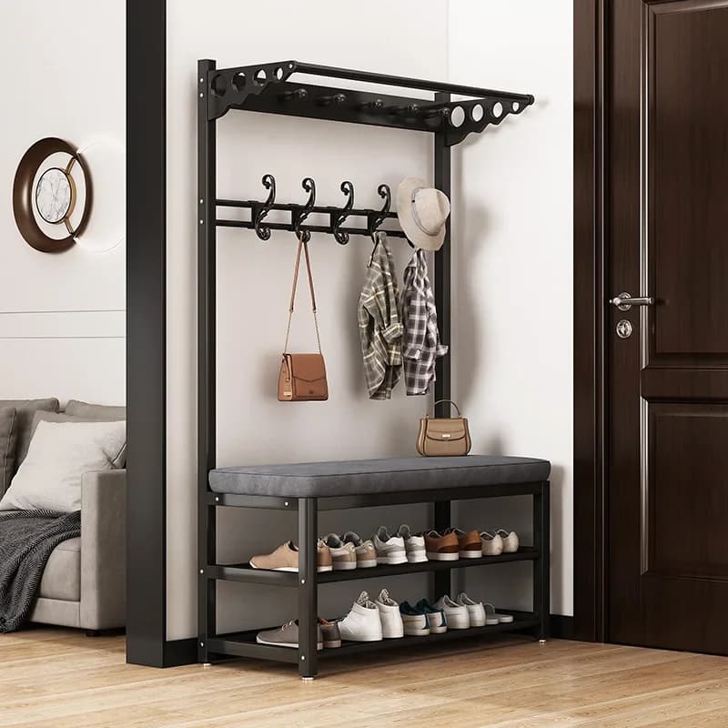 Porte-manteau de luxe nordique, Rail de chambre à coucher, armoire moderne, porte-manteau Portable, 