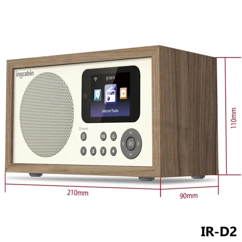 D2/D4 Wifi Internet Radio numérique intégré Spotify HD écran couleur horloge maison multi-usages Blu