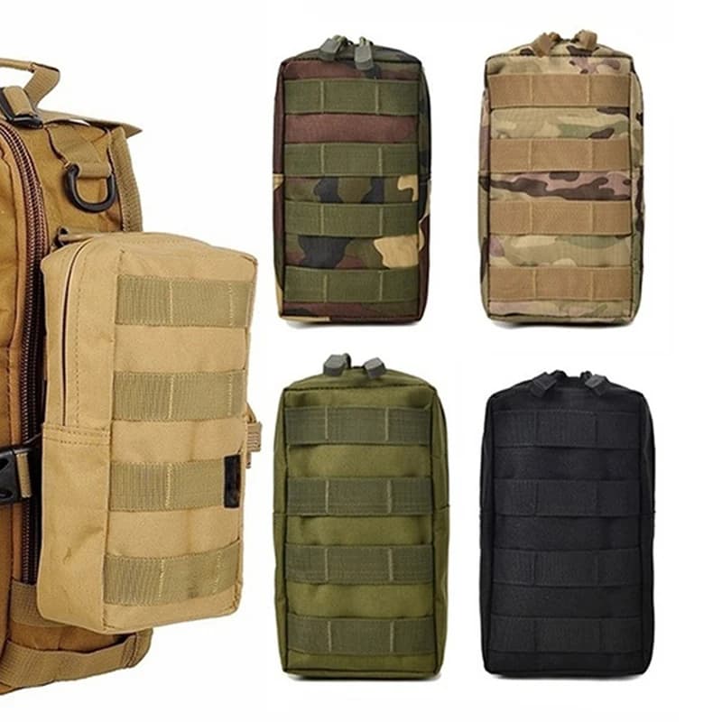 Pochette tactique Molle d'extérieur, en Nylon imperméable, multi-usages, petit paquet tactique milit