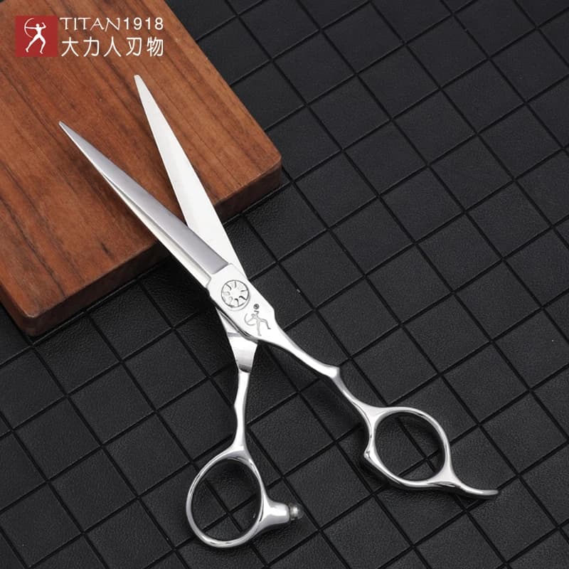 Titan professionnel barbier cheveux ciseaux salon coupe ciseaux coiffure ciseaux japon vg10 acier