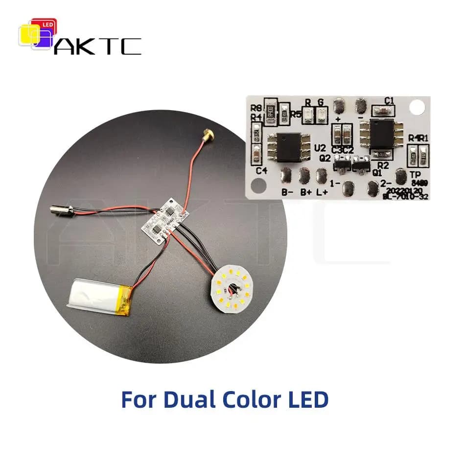 10 pièces nouveau Mini DC 5V 2A LED interrupteur tactile variateur panneau de commande batterie de c