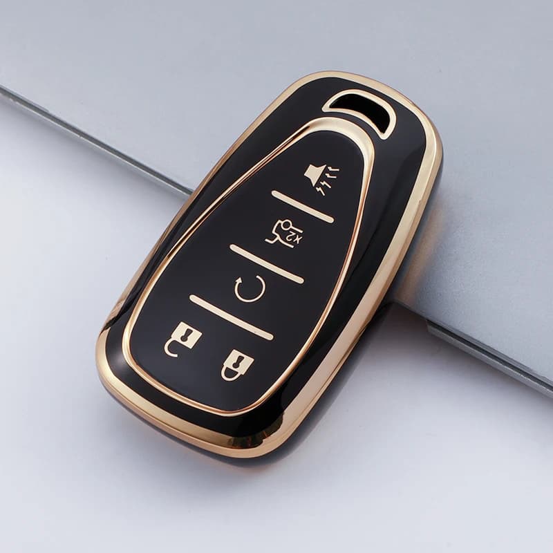 Porte-clés de voiture en TPU pour Chevrolet Chevy Malibu, Camaro Cruze Traverse, sonique, boulon à V