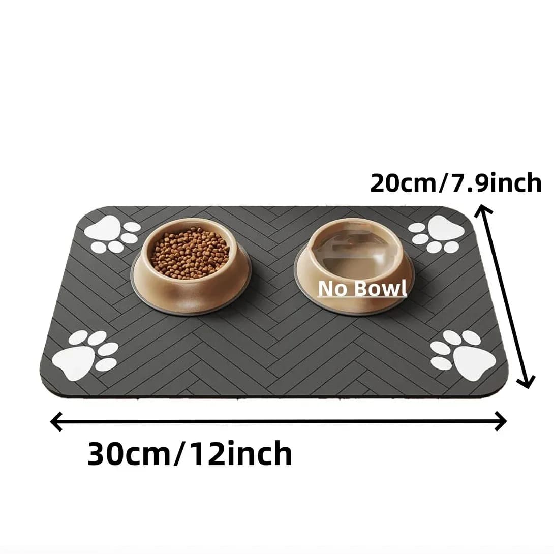 Tapis d'alimentation pour animaux de compagnie, napperon absorbant pour animaux de compagnie, suppor