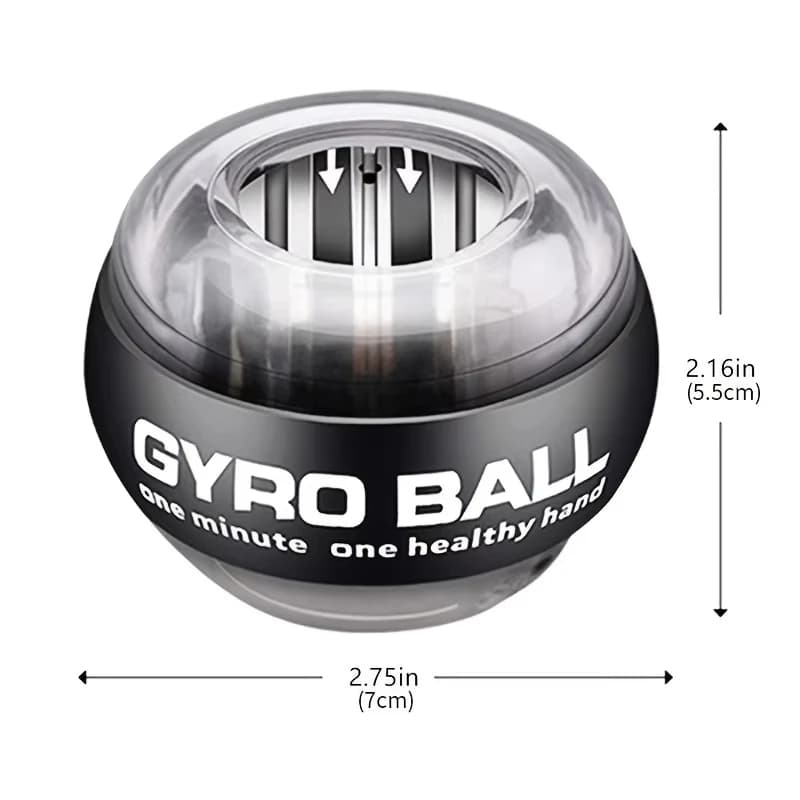Balle d'entraînement de poignet à LED, renforceur de poignet gyroscopique à démarrage automatique, b