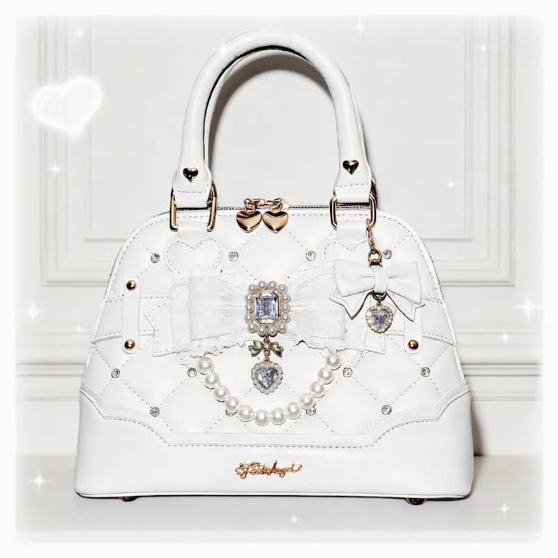 Nouveau Sac à Main Rose Lolita pour Filles, Sac Bandoulière Polyvalent Décontracté Tendance pour Fem
