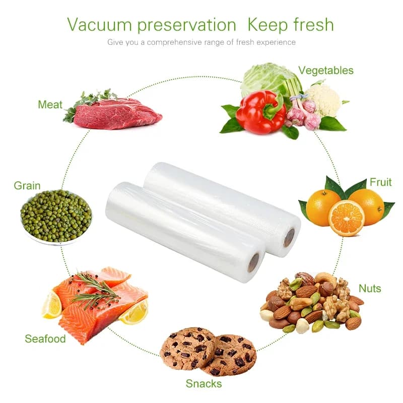 ATWFS sac sous vide emballage alimentaire sacs de scellage sous vide pour le stockage des aliments g