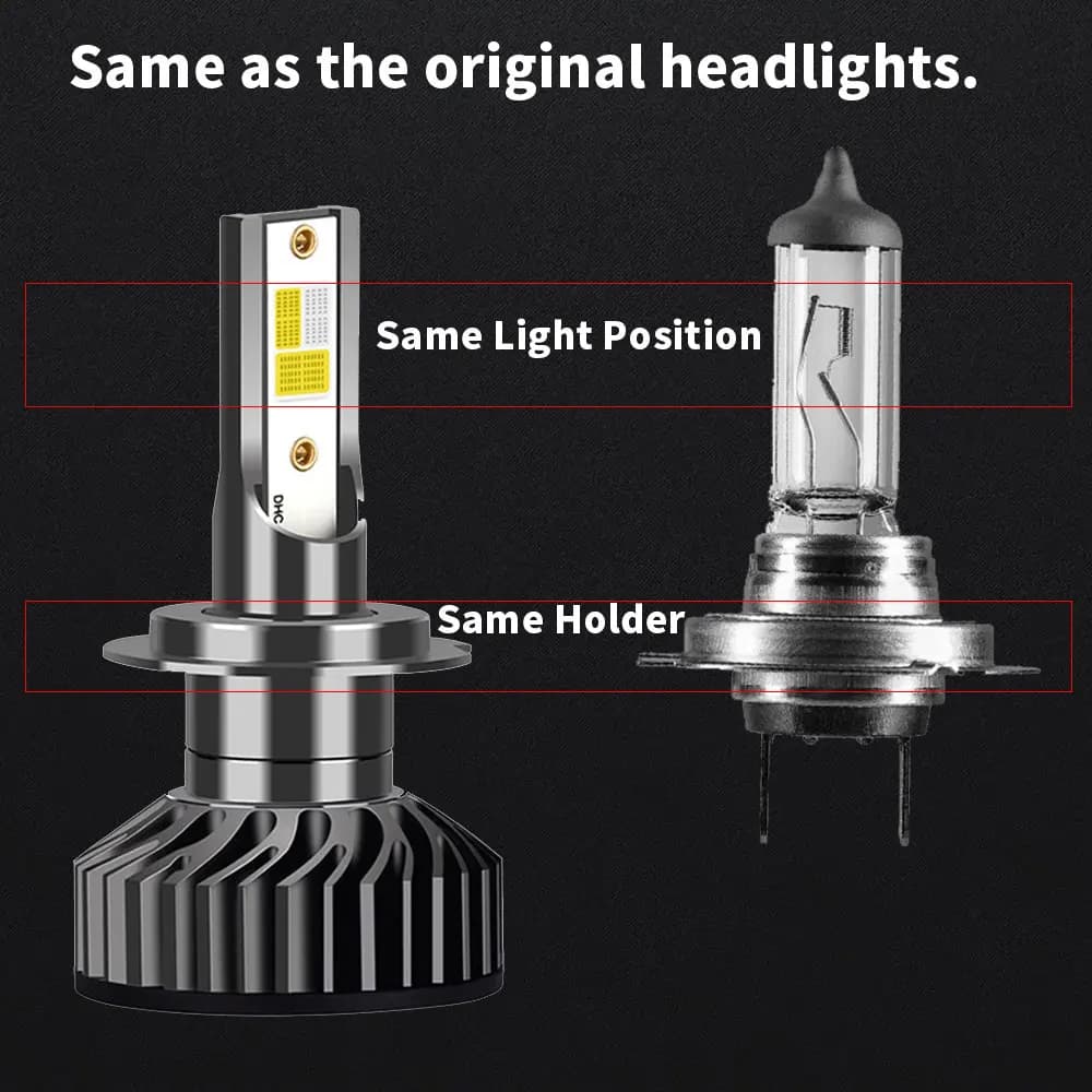 Infitary 4 couleurs et Flash LED phares de voiture Auto H7 H4 H1 H3 H8 H9 H11 9005 9006 clignotant 3