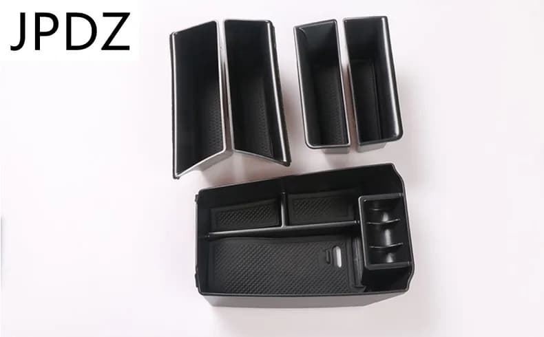 Boîte d'accoudoir Central de voiture + boîte de rangement de porte, support de plateau organisateur 