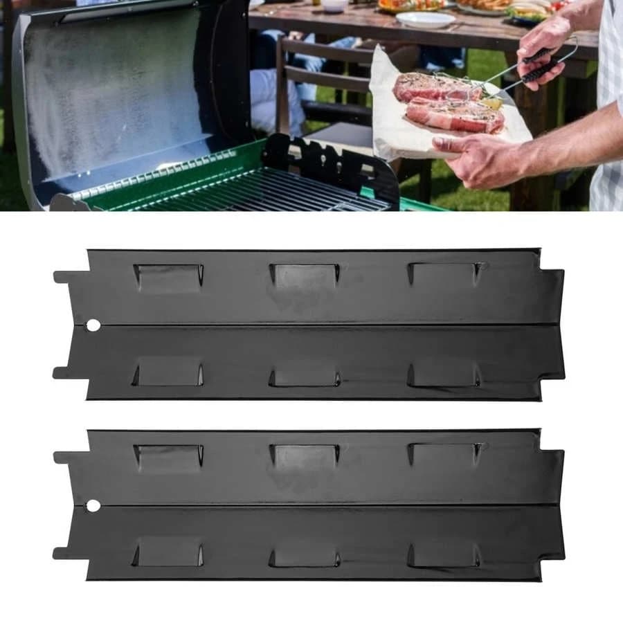 Plaque chauffante pour gril à gaz, 2 pièces, pièces de rechange pour tente thermique pour barbecue, 