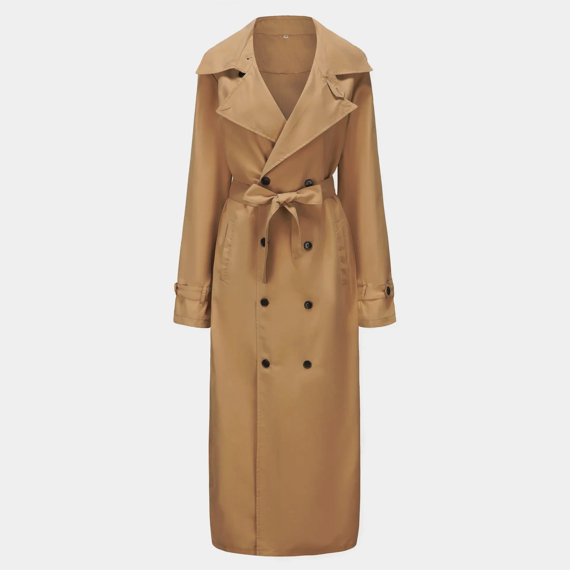 Trench-Coat fin pour hommes, Streetwear, mode, manteaux britanniques surdimensionnés de styliste, vê