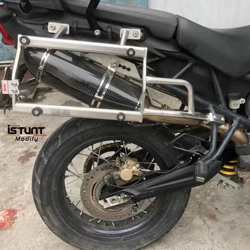 Sans lacet pour TRIUMPH Tiger 800 XR XRX XRT XC XCA XCX systèmes d'échappement de moto modifié 51mm 