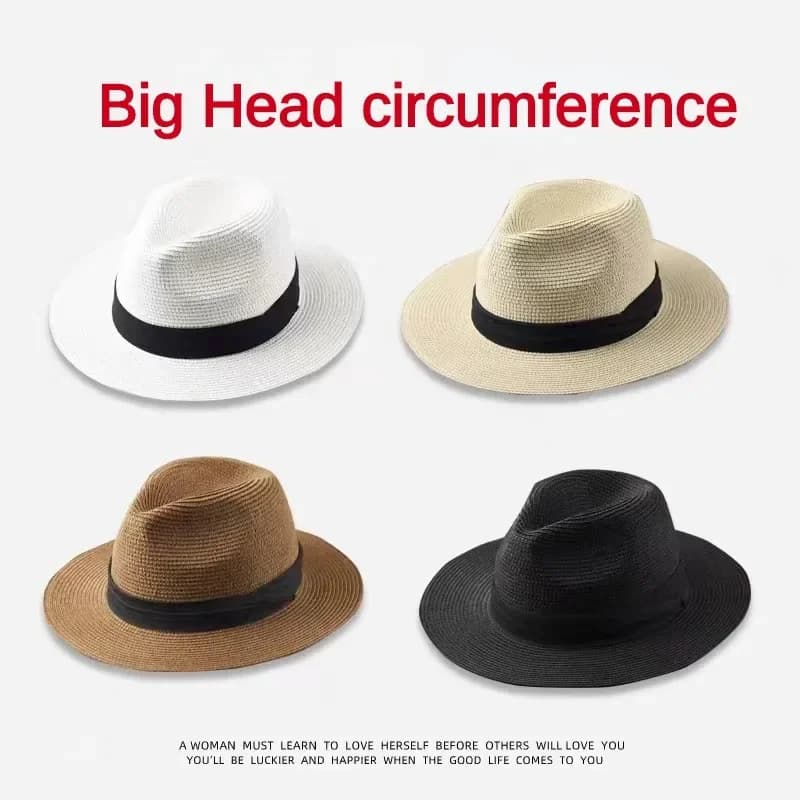 Chapeau de paille pliable pour homme, chapeau de cowboy d'extérieur ander, chapeaux de soleil de pla
