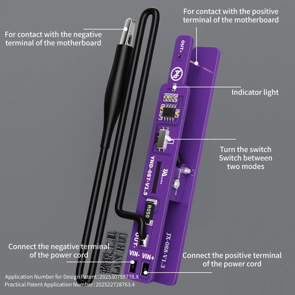 Clip universel Lanrui M191 pour alimentation, détection de fuite de courant en 2 modes pour la répar