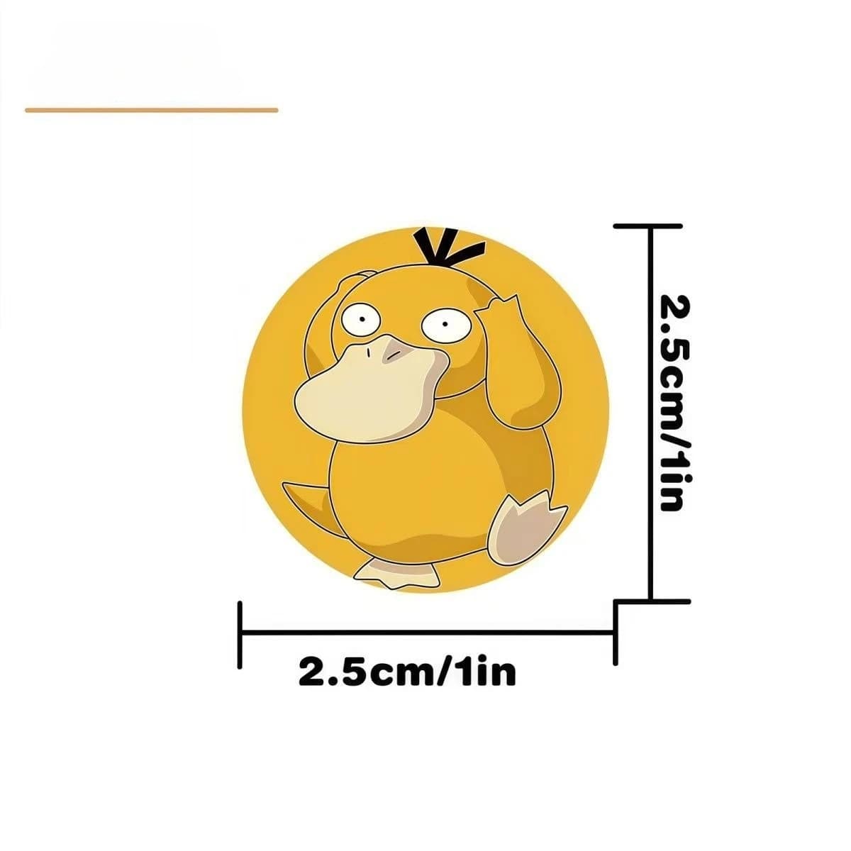 500 pièces/rouleau mignon Pokemon Pikachu dessin animé autocollants de scellage décoration bricolage