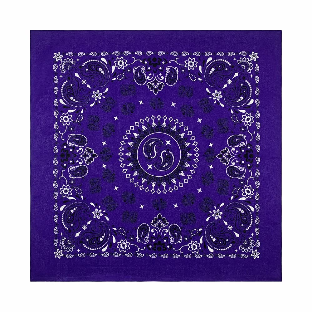 Foulard carré en coton pour femmes, 56CM, Hip Hop, ameba, Bandana, bandeau Paisley, cadeaux pour hom