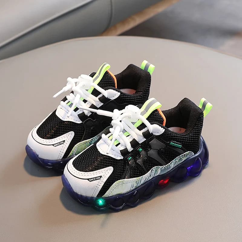 Chaussures de course pour enfants, baskets décontractées respirantes en maille, chaussures de Sport 