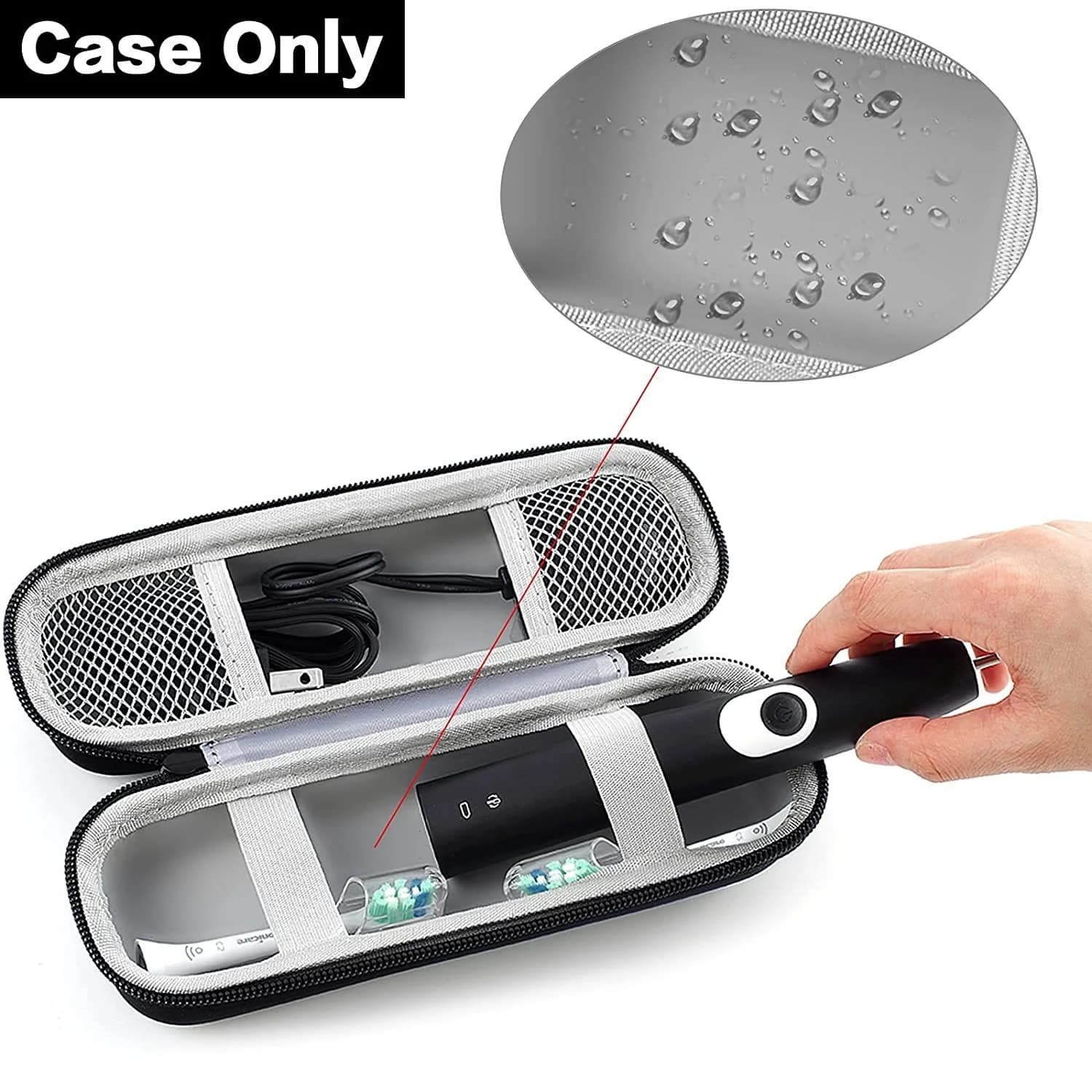 Étui de voyage universel Portable pour brosse à dents, sac de rangement EVA pour brosse à dents élec