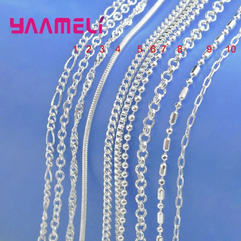 Collier en argent regardé 100% avec fermoirs en ster corrigé pour homme et femme, pendentif, 925 aut