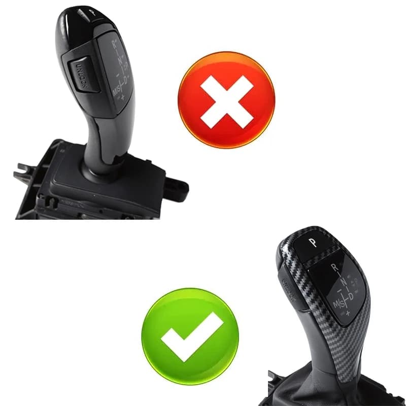 Couvercle de levier de changement de vitesse de voiture noir brillant, pour BMW F30 F10 F32 F33 F31 