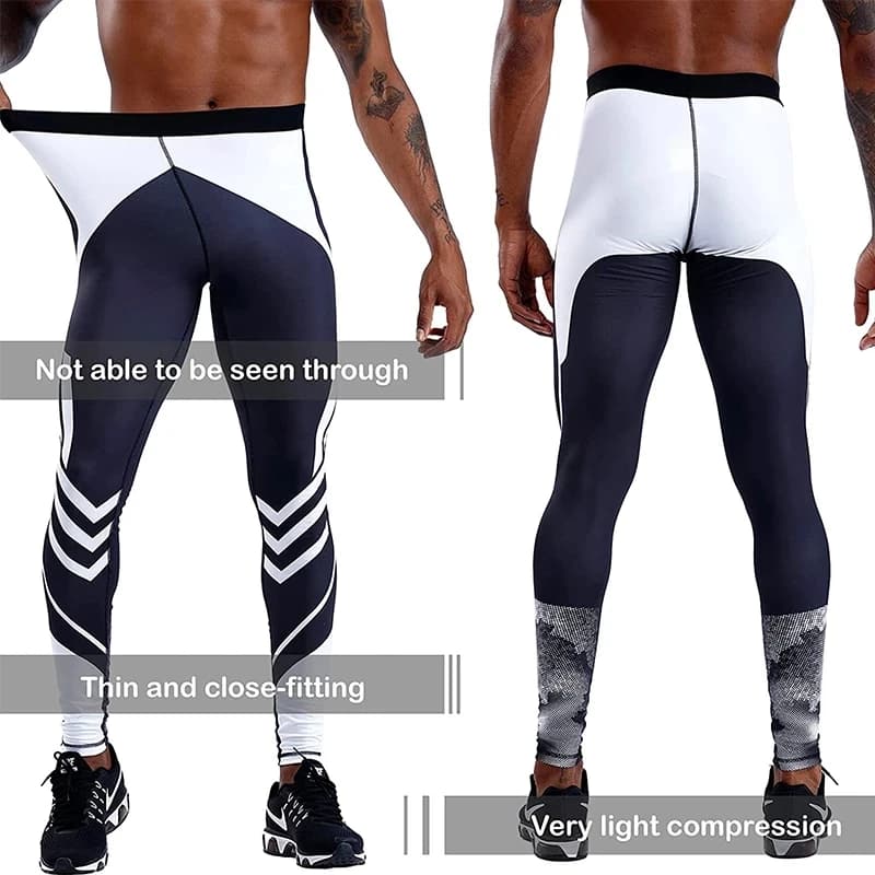 Leggings de course pour hommes, vêtements de Sport à séchage rapide, collants de Fitness, d'entraîne
