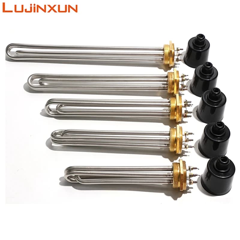 LUJINXUN-Chauffe-eau électrique à immersion, Booster tubulaire, 152 SUS304, 220V, 3KW, 4,5 KW, 6KW, 