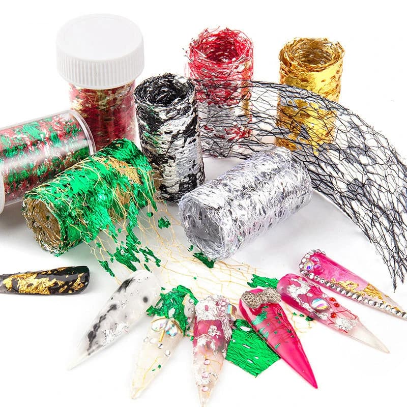 nail art stickers ongle nails art accesoires manucure Autocollants pour ongles motif marbre, feuille