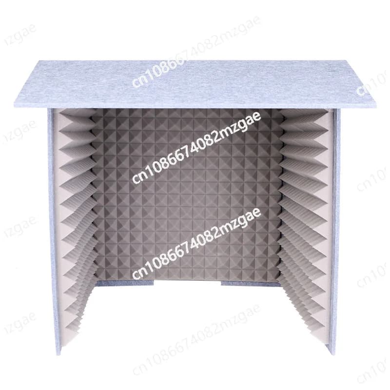 Cabine d'enregistrement simple pour bureau avec réduction du bruit, couverture insonorisée pour bure