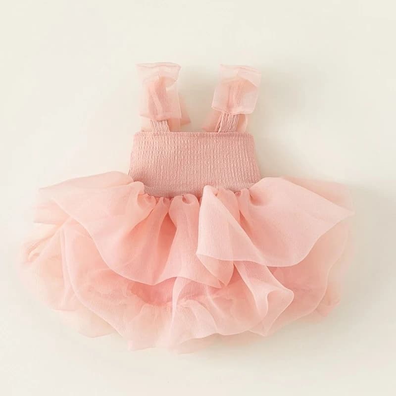 Robe Tutu noire élégante sans manches pour filles, robe de princesse pour bébé, vêtements d'été trap