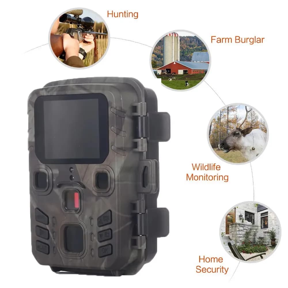 Caméra de chasse et de suivi des sentiers sauvages, 20mp, 1080P, pour la faune en plein air, Surveil