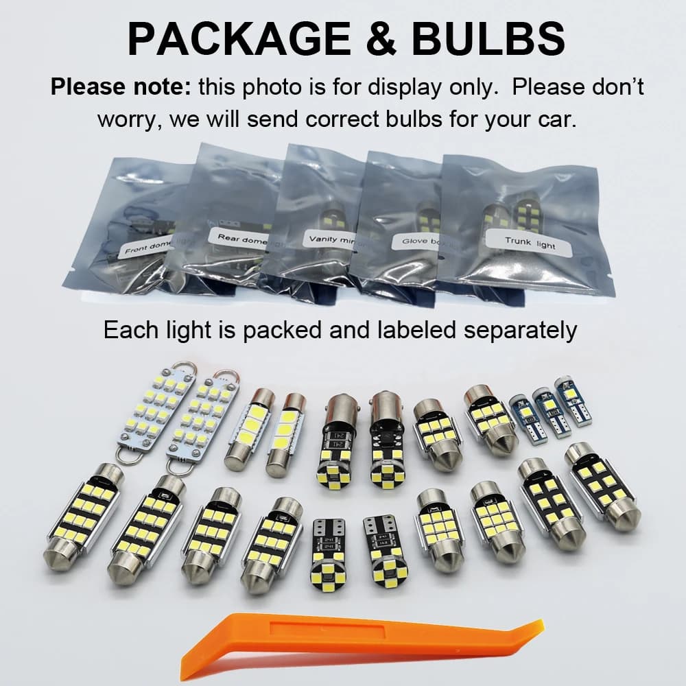 ZITWO Kit d'éclairage intérieur complet LED pour VW Volkswagen Touareg 7P 2011 2012 2013 2014 2015 2