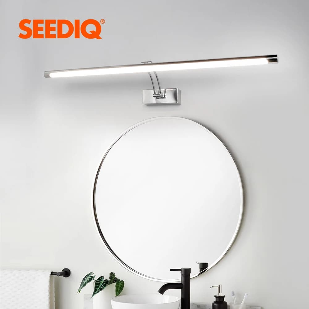 Applique Murale LED au Design Moderne, Disponible en Noir et Argent, Luminaire Décoratif d'Nik, 80/1